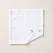 Ensemble-cadeau de bain à monogramme initiale lett (Gant de toilette)