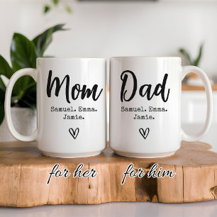 Ensemble Cadeau de Tasse Personnalisé pour Maman e