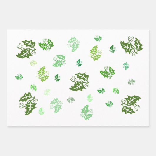 Ensemble cadeau - feuilles Holly (Devant)