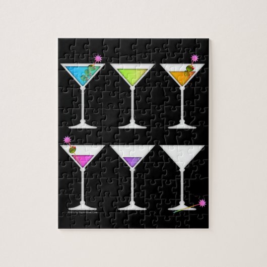ENSEMBLE CADEAU PUZZLE OU MARTINI ÉVANESCENT (Vertical)