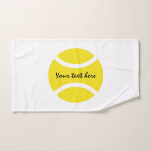 Ensemble cadeau serviette de bain balle de tennis 
