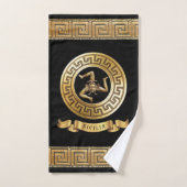 Ensemble-cadeau serviette Trinacria sicilienne (Serviette à main)