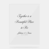 "Ensemble, c'est un bel endroit où être" (Recto)