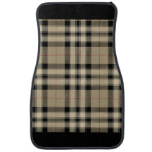 Ensemble classique de tapis de voiture beige et no