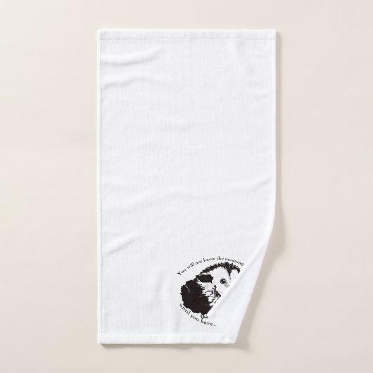 Ensemble customisé de serviette de salle de bains (Serviette à main)