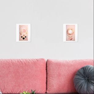 Ensemble d'affiches d'art abstrait géométrique min