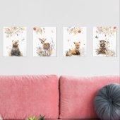 Ensemble d'animaux de bois de la ferme (Salon)