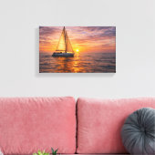 Ensemble d'art mural sur toile côtière Décoration  (Insitu(Salon))