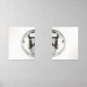 Ensemble d'art rétro Disco Ball Wall Art Set de 2 (Recto)