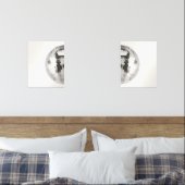 Ensemble d'art rétro Disco Ball Wall Art Set de 2 (Chambre à coucher)