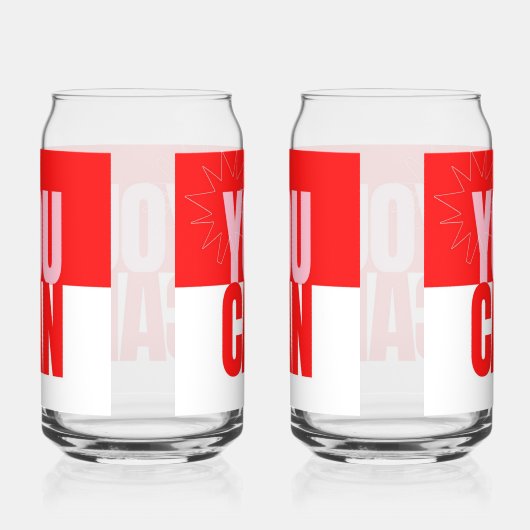 Ensemble d'articles de boisson en verre de Can imp (Droite)