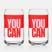 Ensemble d'articles de boisson en verre de Can imp (Verso)