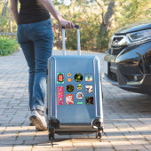 ensemble de 12 autocollants Oingo Boingo (Valise Insitu)