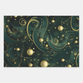 Ensemble de 2 feuilles plates de papier d'emballag (Devant)