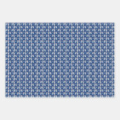 Ensemble de 3 draps plats en papier pour animaux d (Devant 3)