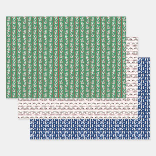 Ensemble de 3 draps plats en papier pour animaux d (Lot)