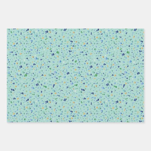 Ensemble de 3 feuilles de papier à envelopper (Devant 3)