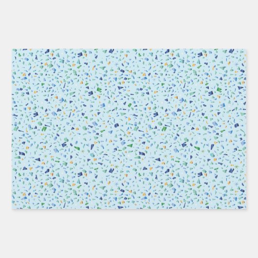 Ensemble de 3 feuilles de papier à envelopper (Devant 2)