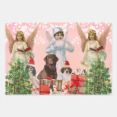 Ensemble de 3 feuilles de papier cadeau COLLAGE DE (Devant 2)