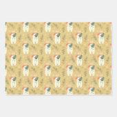 Ensemble de 3 feuilles de papier d'emballage pour (Devant)