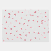 Ensemble de 3 feuilles d'enveloppes romantiques (Devant 3)