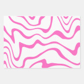 Ensemble de 3 feuilles plates de papier cadeau (Devant 2)