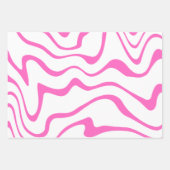 Ensemble de 3 feuilles plates de papier cadeau (Devant)