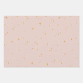 Ensemble de 3 feuilles plates de papier cadeau (Devant 2)