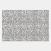 Ensemble de 3 feuilles plates de papier cadeau en  (Devant)