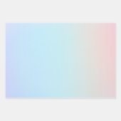 Ensemble de 3 feuilles plates de papier d'emballag (Devant)
