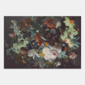 Ensemble de 3 feuilles plates de papier d'emballag (Devant 3)