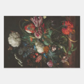 Ensemble de 3 feuilles plates de papier d'emballag (Devant)