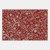 Ensemble de 3 feuilles plates de papier d'emballag (Devant 2)