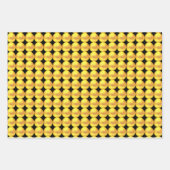 Ensemble de 3 feuilles plates de papier d'emballag (Devant 3)