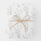 Ensemble de 3 feuilles plates de papier d'emballag (En situation)