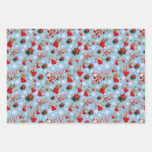 Ensemble de 3 feuilles plates de papier d'emballag (Devant)