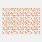 Ensemble de 3 feuilles plates de papier d'emballag (Devant)