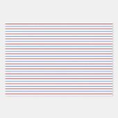 Ensemble de 3 feuilles plates de papier d'emballag (Devant 3)