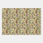 Ensemble de 3 feuilles plates de papier d'emballag (Devant 2)