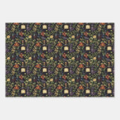 Ensemble de 3 feuilles plates de papier d'emballag (Devant)