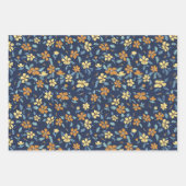 Ensemble de 3 feuilles plates de papier d'emballag (Devant)