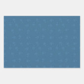 Ensemble de 3 feuilles plates de papier d'emballag (Devant 2)