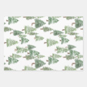 Ensemble de 3 feuilles plates de papier d'emballag (Devant)