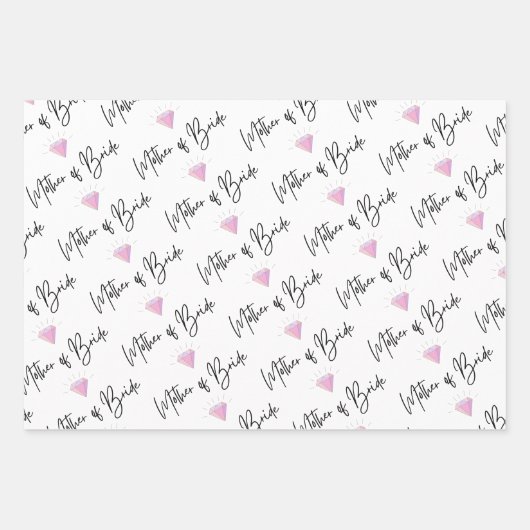 Ensemble de 3 feuilles plates de papier d'emballag (Devant)