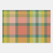 Ensemble de 3 feuilles plates de papier d'emballag (Devant)