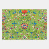 Ensemble de 3 feuilles plates de papier d'emballag (Devant 2)
