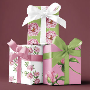 Ensemble de 3 feuilles plates de papier d'emballag