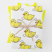 Ensemble de 3 feuilles plates de papier d'emballag (En situation)