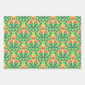 Ensemble de 3 feuilles plates de papier d'emballag (Devant 2)