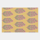 Ensemble de 3 feuilles plates de papier d'emballag (Devant)